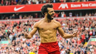 عضلات محمد صلاح.. 