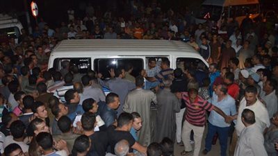 عزاء الشاب المصري المقتول في إيطاليا بالمنوفية l فيديو