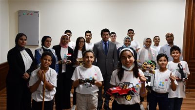 وزير االرياضة يلتقي عددا من الطلائع المتميزين ببرنامج