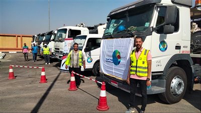 مياه القناة تجري تجارب عملية في المناطق المحتملة لتجمعات الأمطار|صور