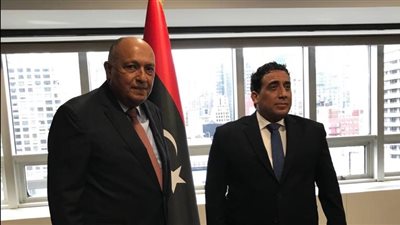 في مُستهل زيارته الحالية إلى نيويورك.. وزير الخارجية يلتقي رئيس المجلس الرئاسي الليبي