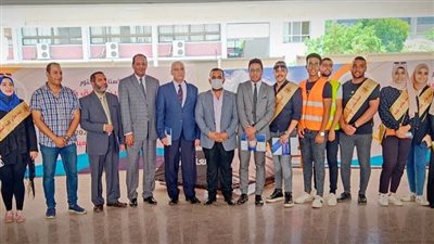 جامعة المنيا تواصل أعمال الكشف الطبي وإعطاء لقاح كورونا لطلابها