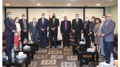 رئيس الإنجيلية يستقبل وفدًا من تنسيقية شباب الأحزاب والسياسيين