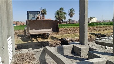 إزالة 235 حالة تعد على أراضي أملاك الدولة والري بأسيوط 