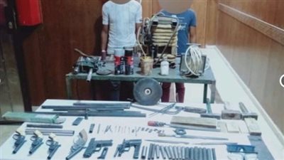 ضبط ورشة لتصنيع الأسلحة النارية فى سوهاج