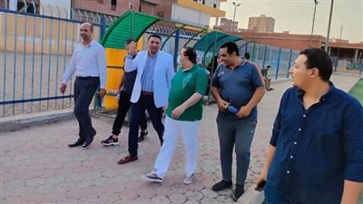 جولة تفقدية لوكيل وزارة والرياضة بالشرقية لمتابعة أعمال تطوير مركز أبو حماد