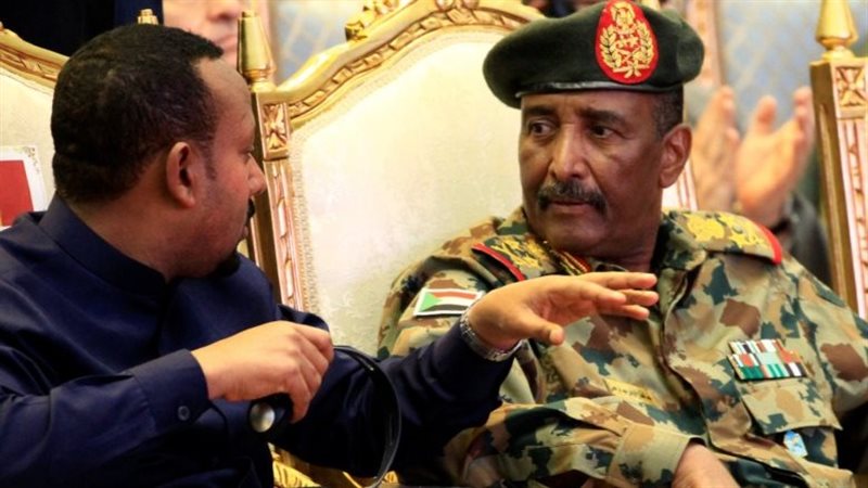 البرهان وآبى أحمد