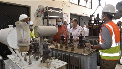 افتتاح ورشة صيانة المحولات الكهربائية مختلفة الجهد بمحطة جامعة أسيوط |صور 