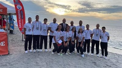  منتخب السباحة بالزعانف يحصل على الميدالية البرونزية في بطولة العالم بكولومبيا