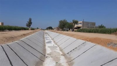 تعرف على نسبة تنفيذ مشروع تأهيل وتبطين الترع بالمنيا