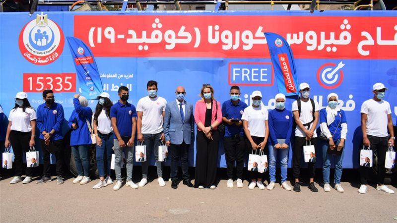 جانب من الحملة الطبية