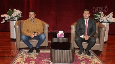 مصطفى حسني خلال ندوته بجامعة حلوان: حب الوطن عبادة