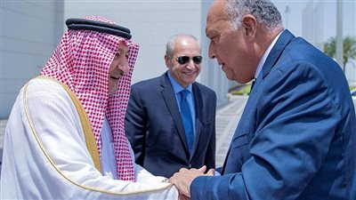 نائب وزير الخارجية السعودي يستقبل الوزير سامح شكري في جدة (صور)
