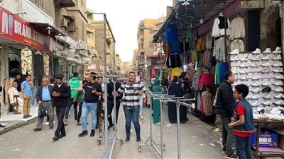 حمله مكبرة بشارع سعد زغلول لرفع الإشغالات والتعديات بجنوب