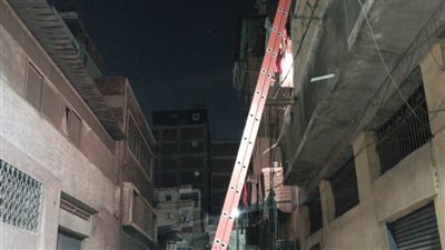 انهيار أجزاء من شرفة عقار بمنطقة اللبان في الإسكندرية