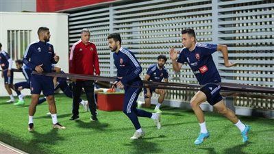 الدوري المصري، الأهلي يواصل تدريباته استعدادا لمباراة سموحة (صور)