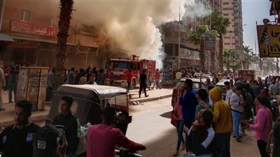 تحرك جديد من النيابة بواقعة نشوب حريق في محل أثاث بالهرم