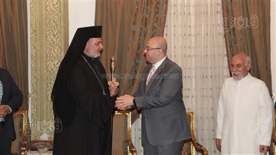 محافظ بني سويف يزور الكنائس لتهنئة الطوائف المسيحية بعيد القيامة