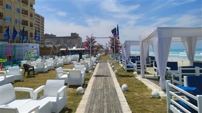 مصايف الإسكندرية تستعد لشم النسيم وعيد الفطر (صور)