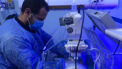 تدريب على بروتوكول العلاج الطبيعى داخل عناية الأطفال المبتسرين بمستشفى بلقاس 