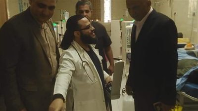 رئيس مدينة العياط يتفقد المستشفى المركزي والوحدة المحلية (صور)