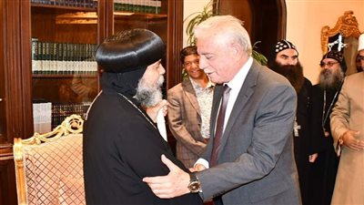 خالد فودة يهنئ أسقف جنوب سيناء وأقباط مصر بمناسبة عيد القيامة المجيد