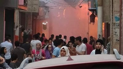 حريق هائل بشقة سكنية بميت غزال في الغربية