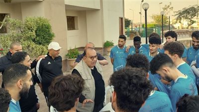 المقاولون العرب يحفز اللاعبين قبل مواجهة الزمالك