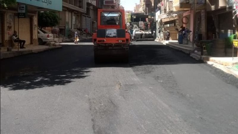انتهاء أعمال رصف