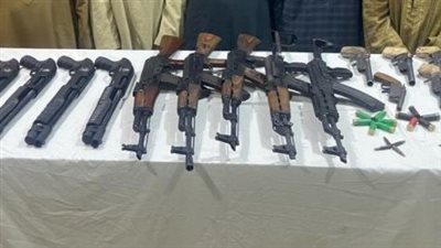 ضبط 30 قطعة سلاح ناري خلال حملة أمنية بقنا 