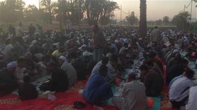 الساحة الرضوانية تنظم أكبر حفل إفطار جماعي بالأقصر (فيديو وصور)