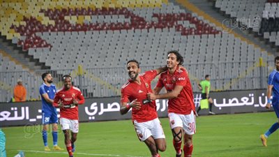 الدوري المصري، محمود كهربا يعزز تقدم الأهلي بالهدف الثاني أمام سموحة (صور)