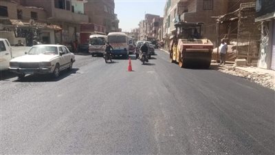 الجيزة تنهي رصف وتطوير طريق طراد النيل بأوسيم