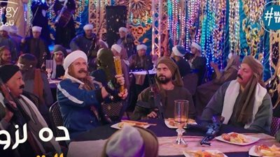 الكبير7 الحلقة 27، الكبيرة فحت تحتفل بزفافها على كمال أبو رية بمشاركة مسار إجباري (فيديو)