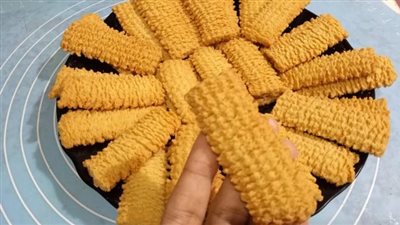 طريقة عمل بسكويت العيد بالكيس (فيديو)