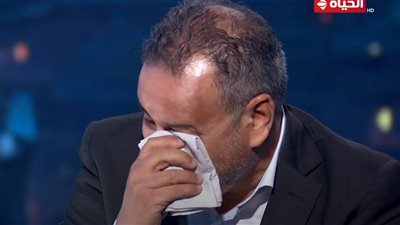 بكاء جابر القرموطي على الهواء بسبب ابنتيه (فيديو)