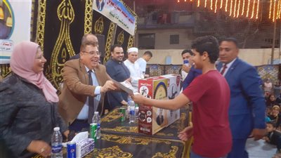 بمشاركة 500 متسابق، احتفالية لأهالي إشناواي بالغربية لتكريم حفظة القرآن ‎(فيديو)