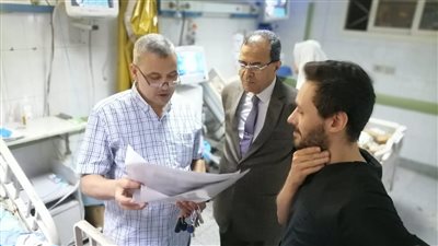 رئيس جامعة سوهاج يتفقد جاهزية المستشفى الجامعي لاستقبال عيد الفطر