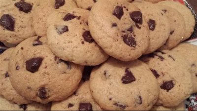طريقة عمل كوكيز بسكويت الشيكولاتة (فيديو)