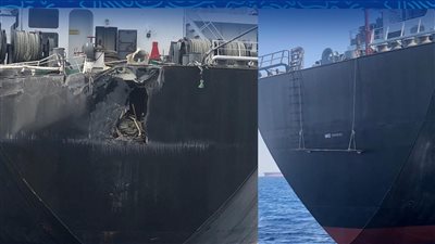 ترسانة السويس البحرية تنجح في إصلاح تلفيات جسيمة بسفينة صب عملاقة