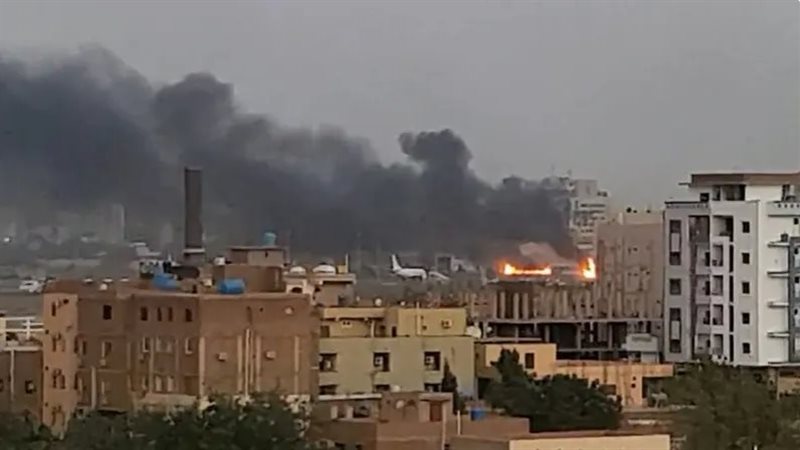انفجارات تهز الخرطوم،