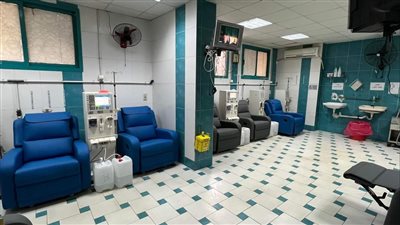 تطوير غرفة غسيل كلوي بمستشفى أحمد ماهر في الإسكندرية 