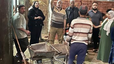 إيقاف أعمال بناء وإزالة أبنية مخالفة في المنصورة