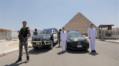 انتشار أمني بالميادين والشوارع بالجيزة لتأمين احتفالات عيد الفطر المبارك