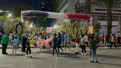 مسجد مصطفى محمود يستعد لاستقبال المواطنين في صلاة عيد الفطر (فيديو وصور)