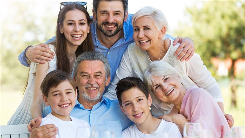 العيد مع العائلة،