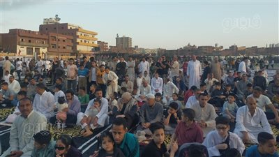 بث مباشر، العيد فرحة، توافد المئات من الأهالي والأطفال لأداء صلاة عيد الفطر بالشرقية