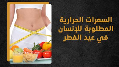 السعرات الحرارية المطلوبة للإنسان في عيد الفطر (انفوجراف)