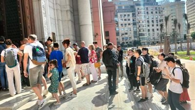  4 صور ترصد الإقبال على المتحف المصري بالتحرير بعد تعديل مواعيد الزيارة