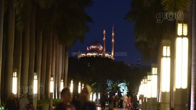 قلعة صلاح الدين تتألق في أول أيام عيد الفطر (صور)